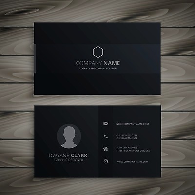 EPS 해외이미지 템플릿 비즈니스 명함 사람모양 검은색 해외일러스트 모양 컬러 파일형식 벡터