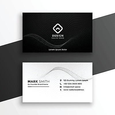 EPS 해외이미지 템플릿 비즈니스 명함 사람없음 검은색 해외일러스트 컬러 파일형식 벡터