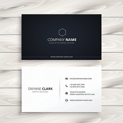 EPS 해외이미지 템플릿 비즈니스 명함 사람없음 검은색 해외일러스트 컬러 파일형식 벡터