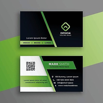 EPS 해외이미지 템플릿 비즈니스 명함 사람없음 초록색 해외일러스트 컬러 파일형식 벡터