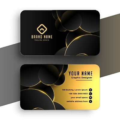 EPS 해외이미지 템플릿 비즈니스 명함 사람없음 노란색 원형 해외일러스트 도형 컬러 파일형식 벡터