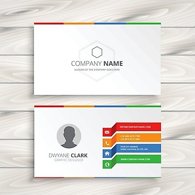 EPS 해외이미지 템플릿 비즈니스 명함 사람없음 흰색 해외일러스트 컬러 파일형식 벡터