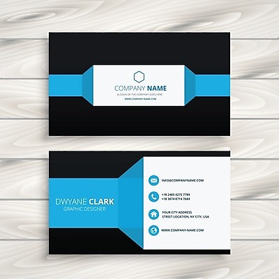 EPS 해외이미지 템플릿 하늘색 비즈니스 명함 사람없음 해외일러스트 파란색 파일형식 벡터