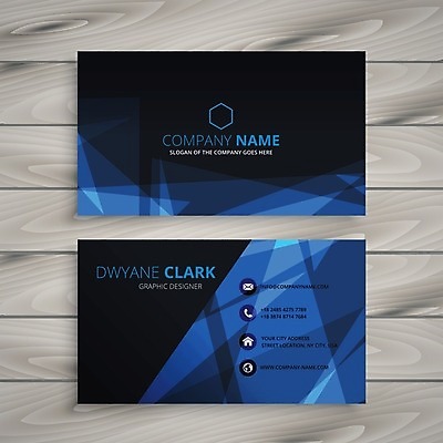 EPS 해외이미지 템플릿 비즈니스 명함 사람없음 파란색 해외일러스트 컬러 파일형식 벡터