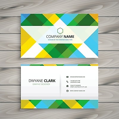 EPS 해외이미지 템플릿 비즈니스 명함 사람없음 컬러풀 해외일러스트 컬러 파일형식 벡터