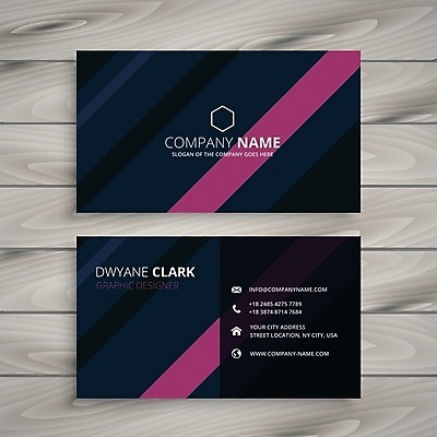 EPS 해외이미지 템플릿 비즈니스 명함 사람없음 보라색 검은색 해외일러스트 컬러 파일형식 벡터