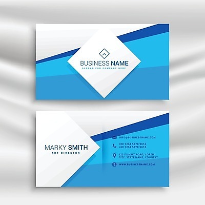 EPS 해외이미지 템플릿 하늘색 비즈니스 명함 사람없음 해외일러스트 파란색 파일형식 벡터