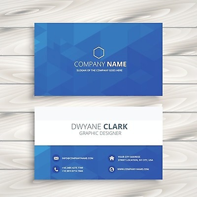 EPS 해외이미지 템플릿 비즈니스 명함 사람없음 파란색 해외일러스트 컬러 파일형식 벡터