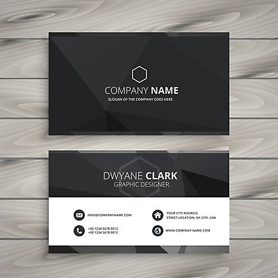 EPS 해외이미지 템플릿 비즈니스 명함 사람없음 검은색 해외일러스트 컬러 파일형식 벡터