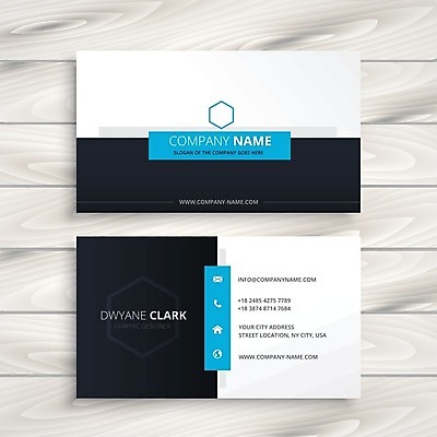 EPS 해외이미지 템플릿 하늘색 비즈니스 명함 사람없음 해외일러스트 파란색 파일형식 벡터