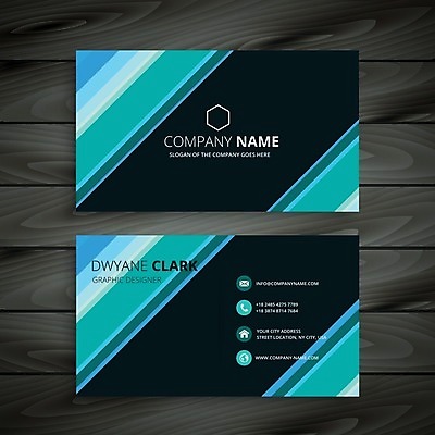 EPS 해외이미지 템플릿 하늘색 비즈니스 명함 사람없음 해외일러스트 파란색 파일형식 벡터