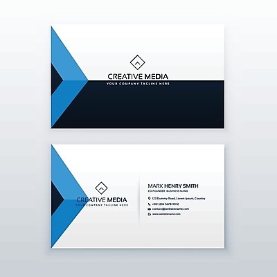 EPS 해외이미지 템플릿 비즈니스 명함 사람없음 파란색 해외일러스트 컬러 파일형식 벡터