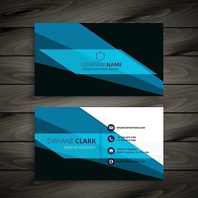 EPS 해외이미지 템플릿 하늘색 비즈니스 명함 사람없음 해외일러스트 파란색 파일형식 벡터