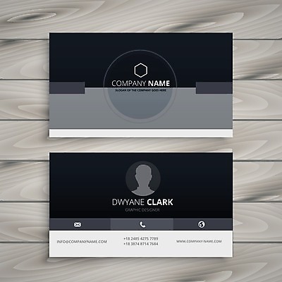 EPS 해외이미지 템플릿 비즈니스 명함 사람모양 검은색 해외일러스트 모양 컬러 파일형식 벡터