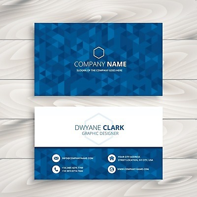 EPS 해외이미지 템플릿 비즈니스 명함 사람없음 파란색 해외일러스트 컬러 파일형식 벡터