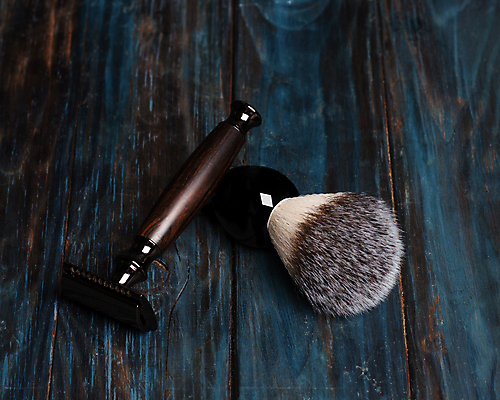 포토 JPG 해외이미지 실내 사람없음 붓 클래식 오브젝트 복고 나무바닥 면도기 해외포토 컨셉 바닥 내부 위생용품 파일형식