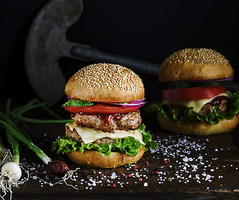 포토 JPG 해외이미지 음식 패스트푸드 사람없음 햄버거 치즈버거 맛있는 해외포토 인스턴트 파일형식