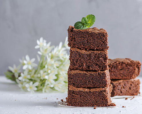 포토 JPG 해외이미지 빵 잎 디저트 사람없음 쌓기 초코케이크 브라우니 맛있는 해외포토 식물 음식 모션 케이크 파일형식