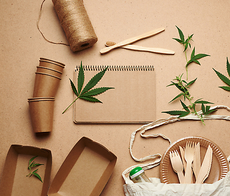 포토 JPG 해외이미지 접시 잎 실내 사람없음 공책 재활용 칫솔 종이컵 일회용 친환경 나무칼 나무포크 갈색배경 해외포토 식물 식기 백그라운드 포크 문구용품 내부 컵 위생용품 갈색 환경 칼 파일형식