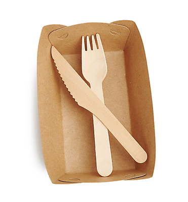 포토 JPG 해외이미지 접시 실내 사람없음 상자 재활용 일회용 친환경 나무칼 나무포크 해외포토 식기 포크 내부 환경 칼 파일형식