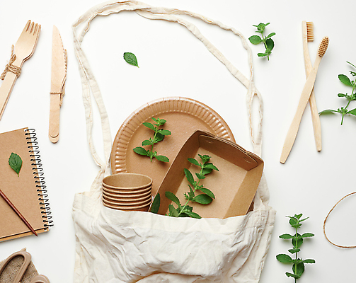 포토 JPG 해외이미지 접시 잎 실내 사람없음 상자 공책 재활용 종이컵 일회용 흰배경 친환경 나무칼 나무포크 에코백 해외포토 식물 식기 백그라운드 포크 가방 문구용품 내부 컵 환경 흰색 칼 에코 파일형식