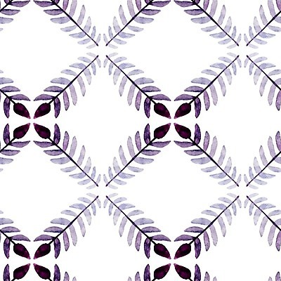 EPS 해외이미지 식물 잎 패턴 일러스트 수채화 사람없음 낭만 천 해외202004 해외일러스트 컨셉 무늬 직물 파일형식 벡터