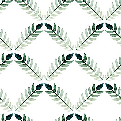 EPS 해외이미지 식물 잎 패턴 일러스트 수채화 사람없음 낭만 천 해외202004 해외일러스트 컨셉 무늬 직물 파일형식 벡터