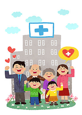 전신 PSD 구름 여자 할아버지 노년 남자 꽃 딸 아들 할머니 어린이 말풍선 일러스트 가족 엄마 병원 서기 소녀 소년 여러명 성인 건물 하트 아빠 건강검진 보건소 건강보험 국내일러스트 자연요소 모양 식물 건축물 다수 의학 관계 모션 사람 검사_조사 보험 파일형식