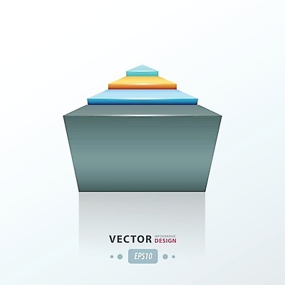 EPS 해외이미지 일러스트 그래프 사람없음 인포그래픽 기하학 삼각뿔 해외202004 해외일러스트 무늬 파일형식 벡터