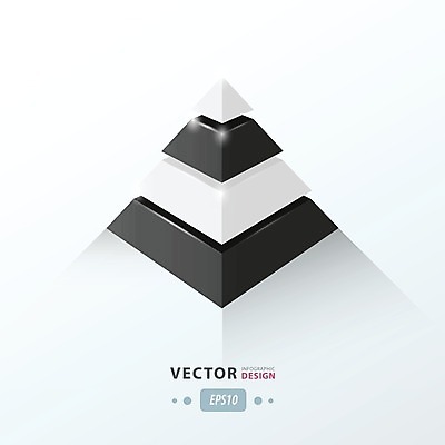 EPS 해외이미지 일러스트 그래프 사람없음 인포그래픽 원뿔 삼각뿔 해외202004 해외일러스트 도형 파일형식 벡터
