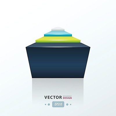 EPS 해외이미지 일러스트 그래프 사람없음 인포그래픽 기하학 삼각뿔 해외202004 해외일러스트 무늬 파일형식 벡터