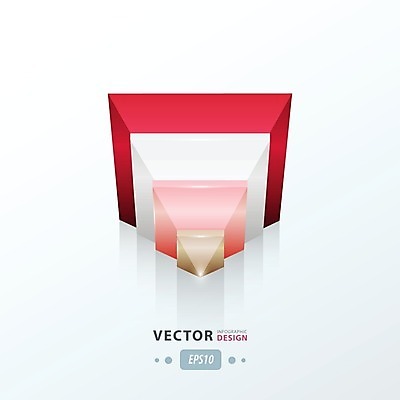 EPS 해외이미지 일러스트 그래프 사람없음 인포그래픽 기하학 삼각뿔 해외202004 해외일러스트 무늬 파일형식 벡터