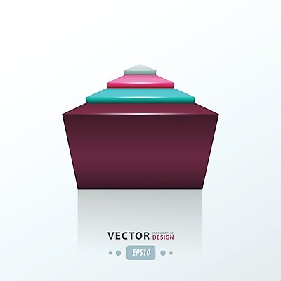 EPS 해외이미지 일러스트 그래프 사람없음 인포그래픽 기하학 삼각뿔 해외202004 해외일러스트 무늬 파일형식 벡터