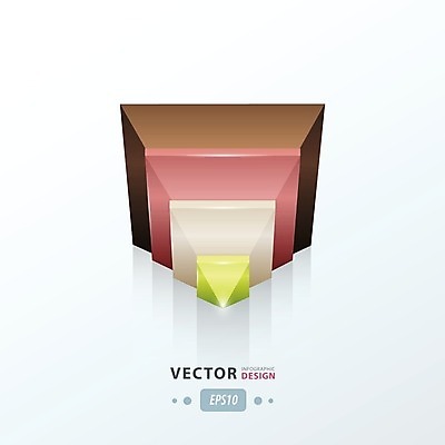 EPS 해외이미지 일러스트 그래프 사람없음 인포그래픽 기하학 삼각뿔 해외202004 해외일러스트 무늬 파일형식 벡터