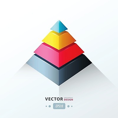 EPS 해외이미지 일러스트 그래프 사람없음 인포그래픽 원뿔 삼각뿔 해외202004 해외일러스트 도형 파일형식 벡터