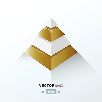 EPS 해외이미지 일러스트 그래프 사람없음 인포그래픽 원뿔 삼각뿔 해외202004 해외일러스트 도형 파일형식 벡터
