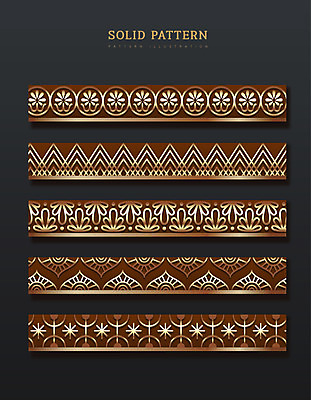 패턴 일러스트 사람없음 세트 금색 입체 직사각형 국내일러스트 AI파일 도형 컬러 무늬 파일형식 벡터