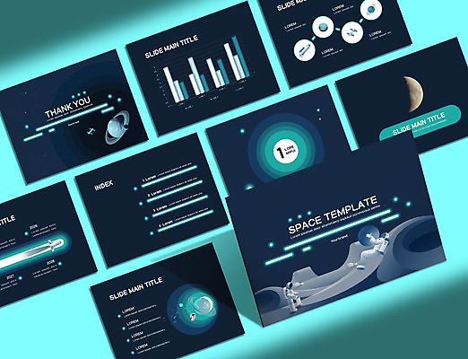 전신 템플릿 비즈니스 그래프 서기 들기 성인 세명 세트 우주 행성 로켓 우주비행사 달 남색 PPT 프레젠테이션 문서템플릿 우주복 성인만 애니형PPT 9P 이미지템플릿 자연요소 옷 컬러 모션 사람 파일형식