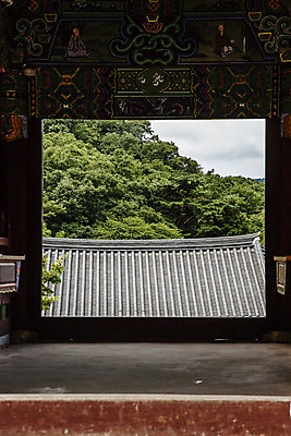 포토 JPG 주간 산 한국 풍경 사람없음 야외 사찰 전라남도 기와지붕 국내여행 영광군 국내포토 자연요소 아시아 여행 종교건축 지붕 기와 전라도 파일형식