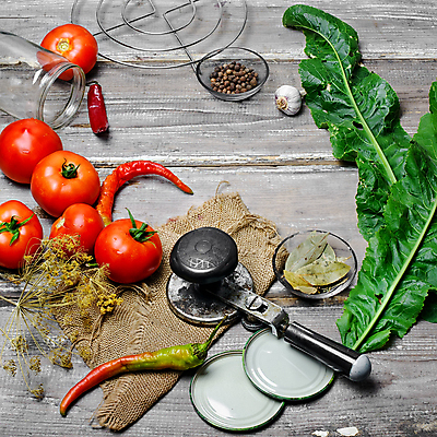 포토 JPG 해외이미지 토마토 채소 식재료 고추 유리병 실내 마늘 사람없음 뚜껑 직물 월계수 통후추 나무배경 해외202004 해외202105 해외포토 백그라운드 병_용기 내부 후추 파일형식