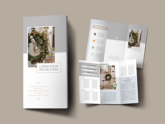 템플릿 표지디자인 표지 ZIP 내지 리플렛 크리스마스장식 겨울 의자 3단접지 크리스마스용품 팜플렛 사람없음 회색 인디자인 INDD 크리스마스리스 이미지템플릿 계절 컬러 가구 크리스마스 화환 용품 파일형식