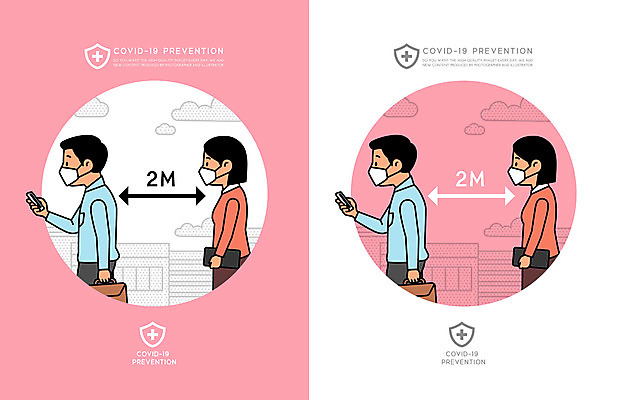 여자 남자 분홍색 일러스트 마스크 들기 여러명 상반신 성인 건물 스마트폰 바이러스 성인만 코로나바이러스 사회적거리두기 감염예방 델타변이바이러스 국내일러스트 AI파일 건축물 캠페인 컬러 다수 모션 사람 핸드폰 스마트기기 사회이슈 예방 감염 파일형식 벡터