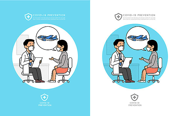 전신 여자 남자 해외여행 여행 하늘색 의자 일러스트 비행기 마스크 들기 앉기 여러명 성인 의사 알림 성인만 코로나바이러스 감염예방 델타변이바이러스 국내일러스트 AI파일 해외 가구 다수 항공교통 모션 대중교통 사람 파란색 의료진 바이러스 사회이슈 예방 감염 파일형식 벡터