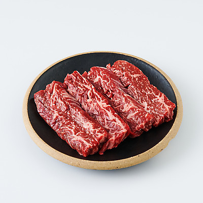 포토 JPG 스튜디오촬영 그릇 음식 식재료 실내 생고기 육류 사람없음 흰배경 안창살 국내포토 식기 백그라운드 내부 소고기 흰색 파일형식