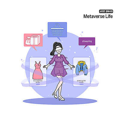 전신 PSD 원피스 여자 일러스트 모바일 한명 서기 성인 선물상자 쇼핑 점퍼 장바구니 피팅 가상현실 성인여자한명만 VR기기 비대면경제 비대면쇼핑 언택트 온택트 랜선라이프 국내일러스트 1 라이프스타일 옷 모션 선물 사람 경제 상자 바구니 기계 외투 여자한명만 성인여자만 파일형식