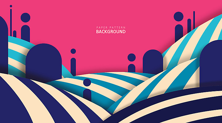 백그라운드 패턴 일러스트 사람없음 컬러풀 패턴백그라운드 원형 언덕 동산 국내일러스트 AI파일 도형 컬러 무늬 파일형식 벡터