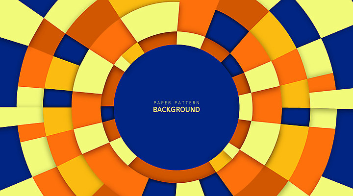 조각 백그라운드 패턴 일러스트 사람없음 파란색 주황색 패턴백그라운드 원형 국내일러스트 AI파일 도형 컬러 무늬 파일형식 벡터