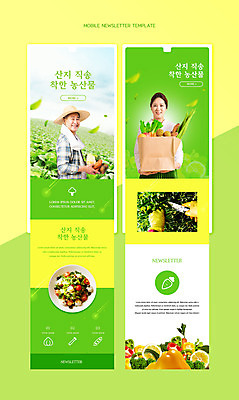 PSD 템플릿 손 여자 할아버지 노년 남자 웹템플릿 채소 곡류 들기 상반신 20대 성인 두명 신체부위 연두색 샐러드 한국인 칼 농부 자르기 유기농 70대 뉴스레터 착한소비 이미지템플릿 직업 웰빙 음식 모션 사람 동양인 청년 초록색 소비 파일형식