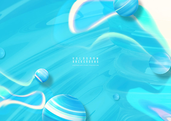 PSD 편집이미지 하늘색 백그라운드 사람없음 구 홀로그램 이미지편집 파란색 파일형식