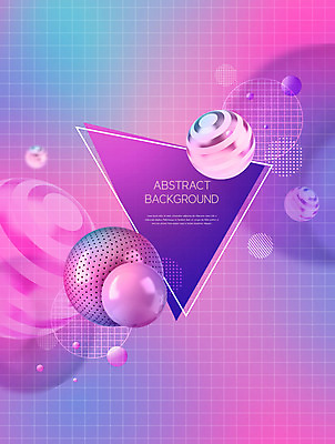 PSD 편집이미지 백그라운드 추상 사람없음 보라색 원형 삼각형 이미지편집 도형 컬러 무늬 파일형식